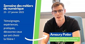 Semaine des métiers du numérique | Témoignage d'apprenant en Formation certifiante
