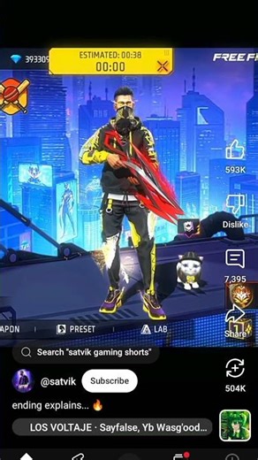Danger player in Free Fire