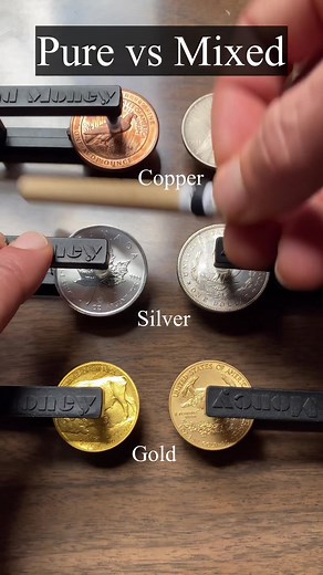 Generally, the most pure Coins and Bars sing the shortest songs. #copper #silver #gold #999fine #coins #bullion #soundmoney #soundmoneymetals
