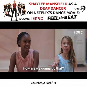 🔥 It is so amazing to see Shaylee Mansfield is in Netflix’s dance film “Feel the Beat”! Her character role is playing as a Deaf dancer. 💃 Awesome and cool! 😎 🎥 "Feel the Beat" will release globally on Netflix on June 19th 2020. Mark it on your calendar! 🌐 For more info on Netflix Feel the Beat: https://www.netflix.com/title/80994878 | Deaf Discovery
