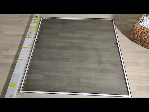 Aluminium insect screen window installation / fly screen installation without drilling (instructi...