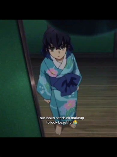 inosuke needs no makeup 😭 . #demonslayeredit #demonslayer #inosuke #fyp