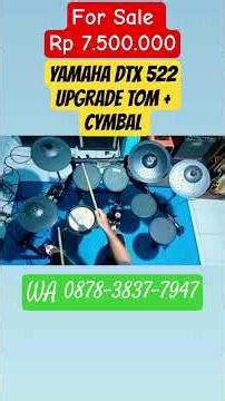 #forsale #drumelektrikyamaha #yamahadtx522k #jualbelidrum #tugumusikjogja #wa087838377947