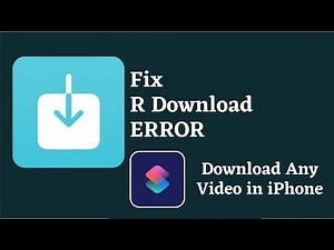 R Download ERROR Fix Download Any Video in iPhone | Download Instagram Reel in iPhone 2023 #iphone