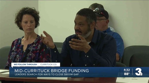 Mid-Currituck Bridge funding stays put as leaders seek to close $800M gap