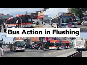 MTA NYCT/Bus & NICE Bus: Flushing Main Street Action