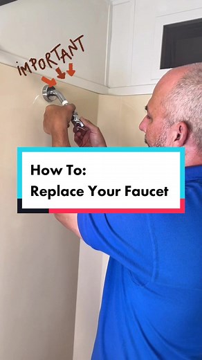 Stick around for a tip to make sure you don’t strip the threading. Cheers! #homerenovisiondiy #homerepairs #homerepair #renterfriendly #homeownertips