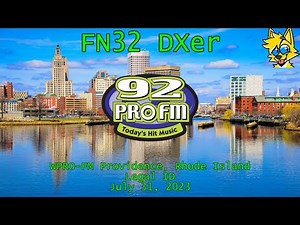 92 PRO-FM | WPRO-FM Providence, Rhode Island Legal ID (7/31/2023)
