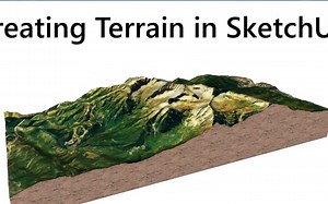SketchUp插件教程 利用位图进行3D地形建模