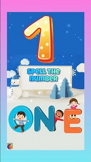 Spelling of one || spell one #staylittlechannel #learning