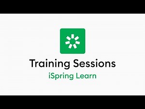 Creating trainings with multiple sessions in iSpring Learn LMS