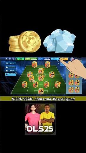 DLS26 68000+ Coins and Maxed Squad