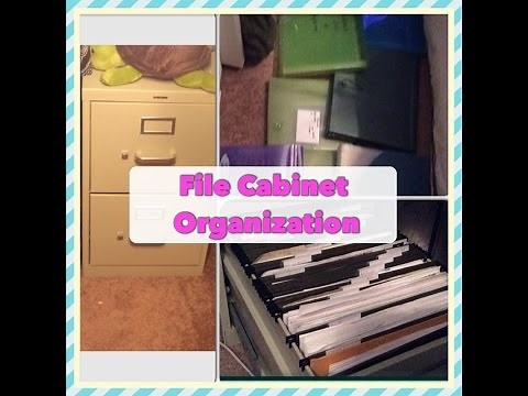 File Cabinet Organization