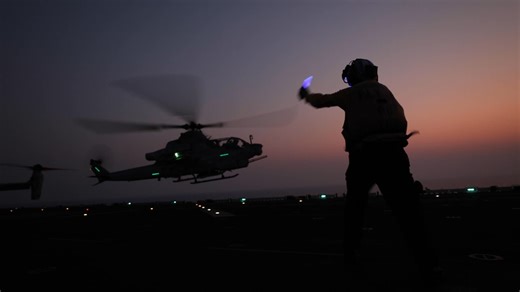 USS Bataan Flight Operations in the Arabian Gulf
