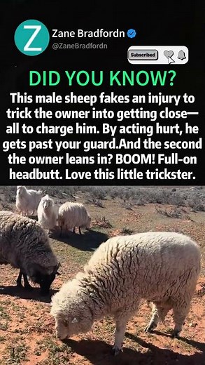 Deceptive Behavior in Male Sheep: A Tactical Survival Tactic #funnyanimals #farmlife