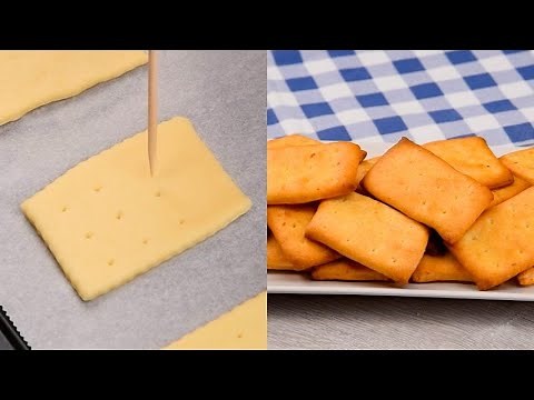 Homemade crackers: for a simple and light snack!