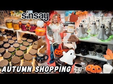 Это WOW!🎃 Шоппинг в SINSAY! ОСЕНЬ!👻 Скупаю ВСЕ! Товары и Декор Для Дома, Хэллоуин и Новинки Одежды