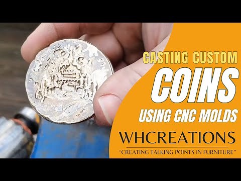 DIY Custom Coin Mold with CNC Graphite Carving