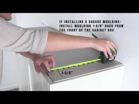 Klearvue Wall Cabinet Top Moulding Installation