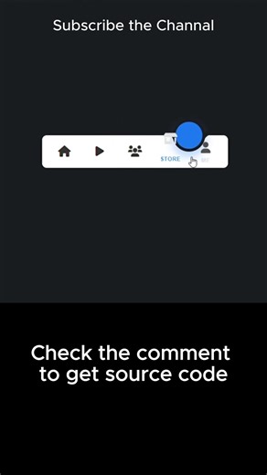 Modern Animated Liquid Tab Navigation Bar using HTML, CSS, and JS