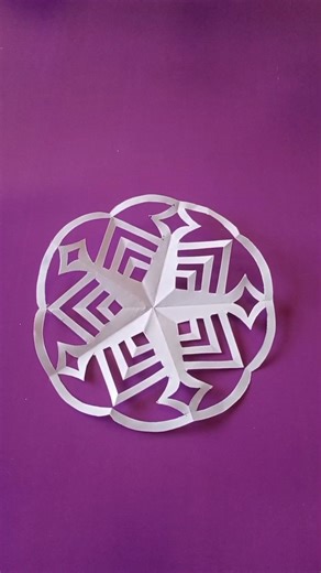 How to make round designs cutting by paper #papercutting #round #papercuts #shorts