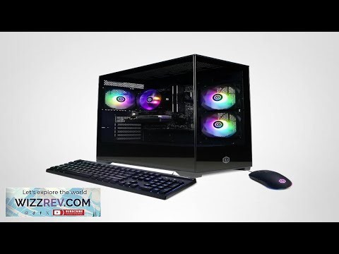 CYBERPOWERPC Gamer Master Gaming PC AMD Ryzen 5 5500 3.6GHz Radeon RX