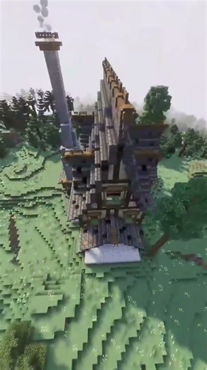 My first mega build in minecraft! #minecraft #bedrock #java #build #building #megabuild #cool #huge