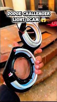 😱Dodge Challenger LIGHTS REVEAL — Handmade Beast Looks INSANE!🔥💡 #dodge #light #homemade