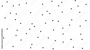 Simulation of the movement of particles or atoms when a hard substance or liquid is heated. Stock Video
