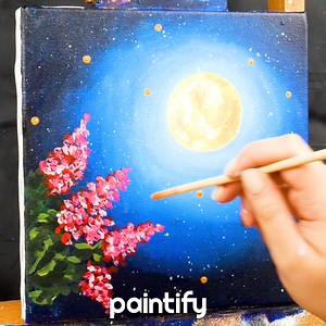 1.1M views · 1.4K reactions |  Full Moon - Acrylic Painting | Paintify | Facebook