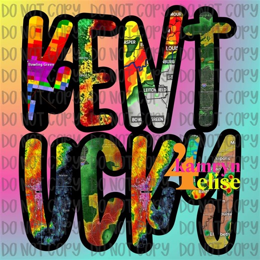 Kentucky Weather Radar PNG | Storm Chaser Digital Download | Severe Weather Map Art | Kentucky State Sublimation File | Trendy | Checkered - Etsy