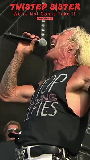 We're Not Gonna Take It - Twisted Sister #rock #song #80s