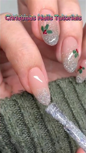 Christmas Nails Designs Acrylic 2025 #ytshorts