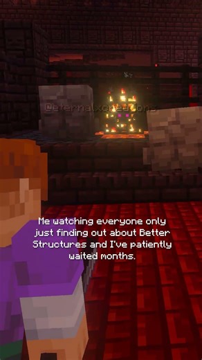 POV: Me watching everyone only just finding out about Better Structures #minecraft #bedrock #addon