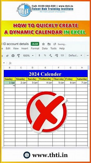 How to Build a Dynamic Calendar in Google Sheets | Google sheet tutorials | #googlesheets #excel