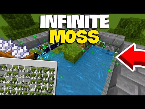 Easy Infinite Moss Farm Minecraft Bedrock 1.21 (AFK)