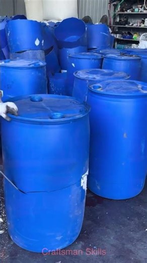 How to Recycle Waste Glue Buckets—Cutting, Loading & Recovery Craft