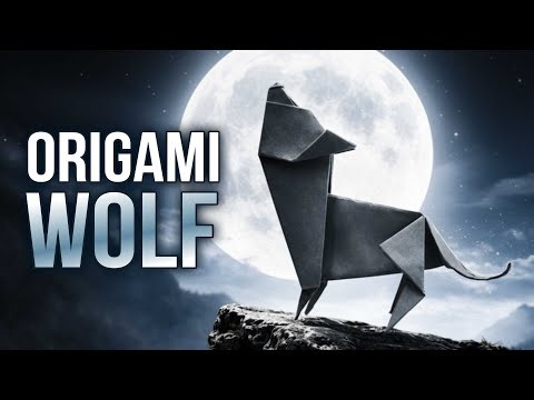DIY Origami Wolf | How to Make Paper Animals