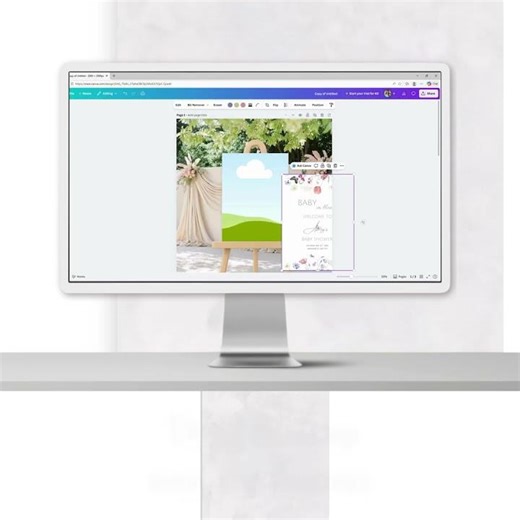 Wedding welcome sign Mockup Bundle – Canva Drag & Drop (No Design Skills Needed)