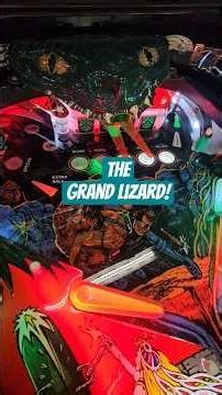 Williams GRAND LIZARD with new "Hardtop" Playfield is like new at #tntamusements