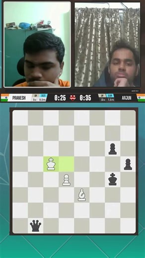 Bishop Endgame Battle: GM Pranesh vs GM Arjun | Round 10 November 25 Titled Tuesday #chess