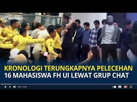 Chronology of the Exposure of the Harassment of 16 UI Law Students Through a Chat Group