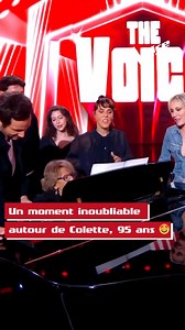 597K views · 9.8K reactions | Nikos et les coachs réunis autour de Colette, 95 ans : un moment inoubliable  ✌️À découvrir en intégralité sur TF1+ ➡️ https://l.tf1.fr/dC | The Voice : la plus belle voix | Facebook