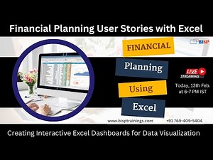 Learn Financial Planning Using Excel: Interactive Dashboard-Financial Data Visualization
