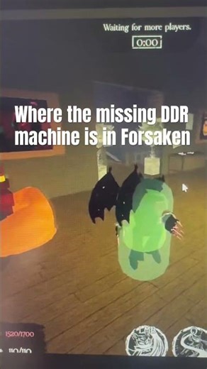 Where the missing DDR machine is in forsaken.