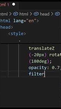 How to build a 3D Cross with Pure HTML & CSS 🚀 #webdesign