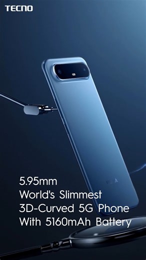 Tested in the lab. Trusted in life. TECNO Slim — slimmer, stronger, smarter. 💙 #TECNOSlim #PowerInSlim | TECNO Mobile