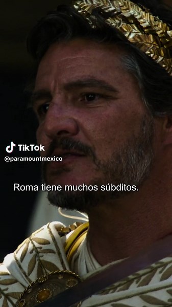 Roma DEBE caer. Pedro Pascal es Marcus Acacius. #GladiadorII, mira el tráiler ahora. Noviembre 14, solo en cines.