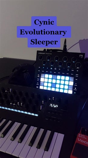 Cynic - Evolutionary Sleeper Cover by Kaos Mask on Novation Circuit Tracks, Korg Minilogue xd and BOSS Vocoder Vo-1 #fyp #cynic #kaosmask #synth #korg #novation #guatemala #metal #electronica