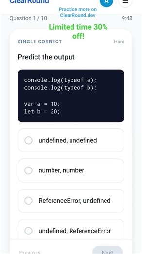 Free Javascript mock interview